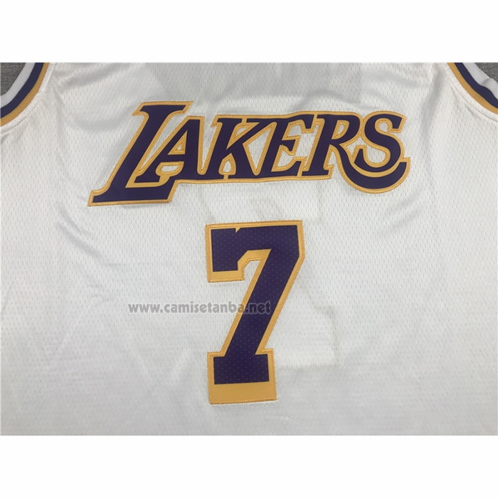 Camiseta Los Angeles Lakers Carmelo Anthony #7 Association 2021 Blanco